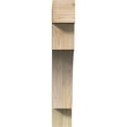 thumbnail image 2 of Ekena Millwork 4"W x 24"D x 24"H Westlake Block Rough Sawn Bracket, Douglas Fir, 2 of 25