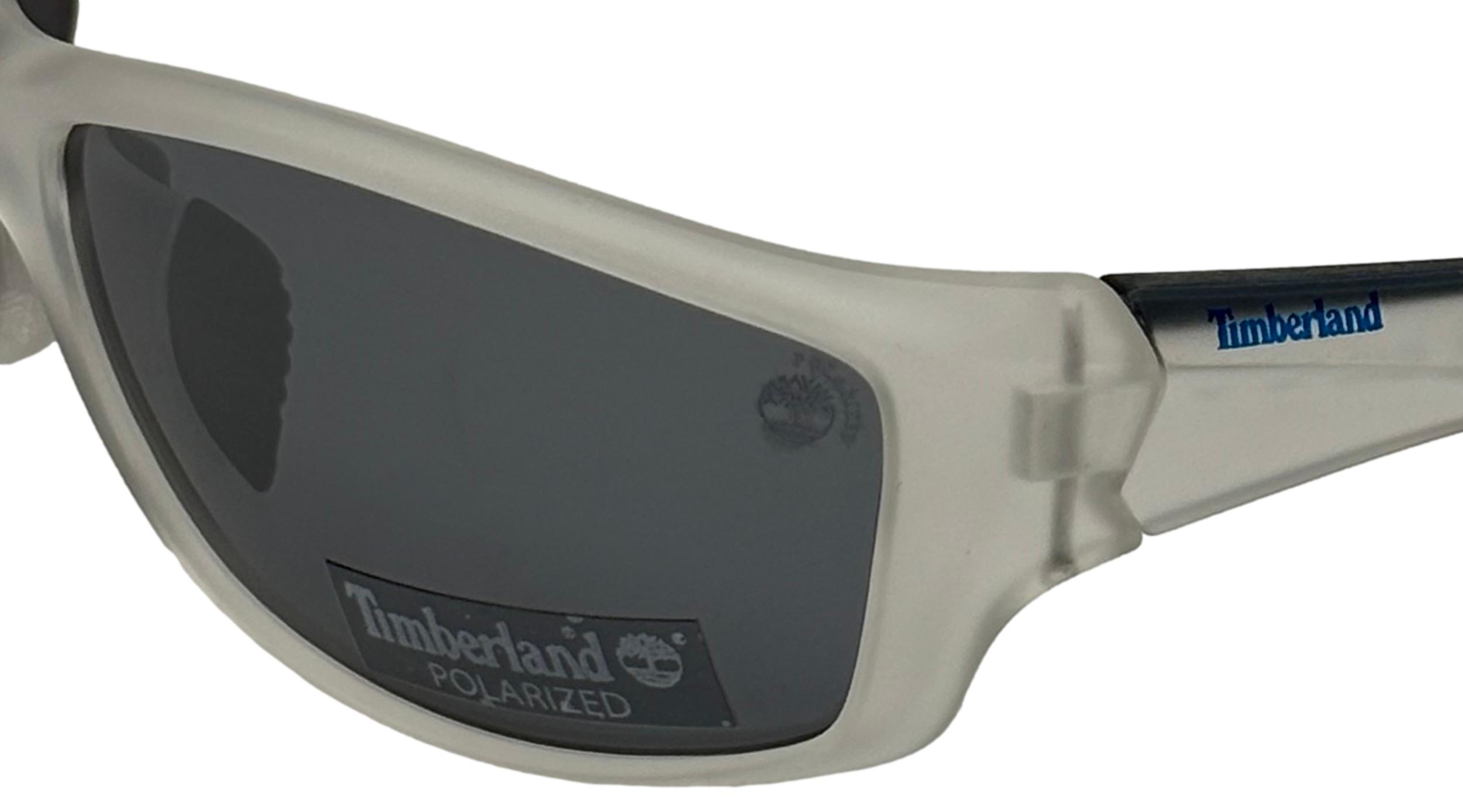 Timberland Mens Crystal Rectangle Plastic Wrap Polarized Sunglass TB7150 26D