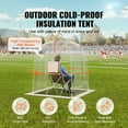 thumbnail image 6 of KFFKFF Solo Sports Pod, Quick Setup Weather-Resistant Shelter, Transparent Outdoor Bubble for Viewing Soccer, Football, Softball Events, Parades, and Fishing Activities, 1-Person Capacity, 6 of 9