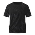 thumbnail image 3 of IhhxPro Men's Short Sleeve Lightning Print T-Shirt Quick-Dry Moisture-Wicking Summer Sport Tee Casual Athletic Fit Lightweight Gym Workout Running XS-2XL, 3 of 9