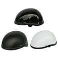 thumbnail image 4 of Retro Style Motorcycle Half Helmet ABS+Cotton Plastic Cap- Bright Black for Motorcyclist Biker Ridder(One Size)Universal Washable, 4 of 8