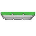 thumbnail image 2 of UV-resistant Swing Cover Replacement Canopy Cover For Garden Yard Waterproof And UV-resistant For 3-seater Swing, 2 of 7