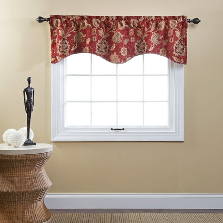 Melbourne Chenille Scalloped Valance with Cording
