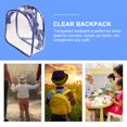 thumbnail image 5 of Clear Backpack Heavy Duty Transparent Backpack Lightweight Shoulder Bag Backpack, 5 of 5