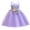 Purple, variant on Coerni Girls Dresses Parties Formal Wedding Gown | Sleeveless Flower Girl Dress Princess Birthday Pageant Prom Bridesmaid Dress