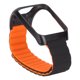 thumbnail image 2 of Correa de reloj magnética de silicona Correa de repuesto de reloj Pulsera de reloj ajustable para TomTom Runner 2 Negro Naranja, 2 of 10