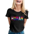 thumbnail image 1 of T-shirt à Col Rond Imprimé Élégant pour Femmes T-Shirt à Manches Longues T-Shirts Unis à Manches Longues pour Femmes T-Shirt de Course pour Femmes T-Shirt à Rayures Femmes T-Shirt Mince à Manches Longues T-Shirts Plus Trash Femmes T-Shirt Uni T-Shirts Longs, 1 of 4