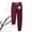 Wine, variant on AOOCHASLIY Valentine's Day Women Pants Women's Love Printing Leggings with Elastic Drawstring Pockets Thick Warm Pants