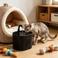 thumbnail image 4 of Rewenti Distributeur d'Eau pour Animaux, Filtre de Circulation Automatique, Distributeur d'Eau pour Animaux, Distributeur d'Eau Intelligent pour Animaux, Eau Courante, 4 of 5