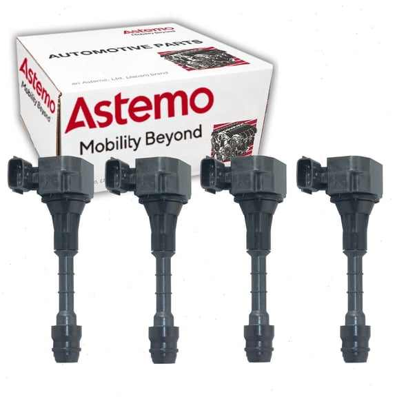 4 pc Hitachi IGC0007 Ignition Coils for 22448-AL610 22448-AL615 22448-AL61C C1439 E421 Spark Plug Wire Boot Fits select: 2003-2007 INFINITI G35, 2004 NISSAN 350Z ROADSTER