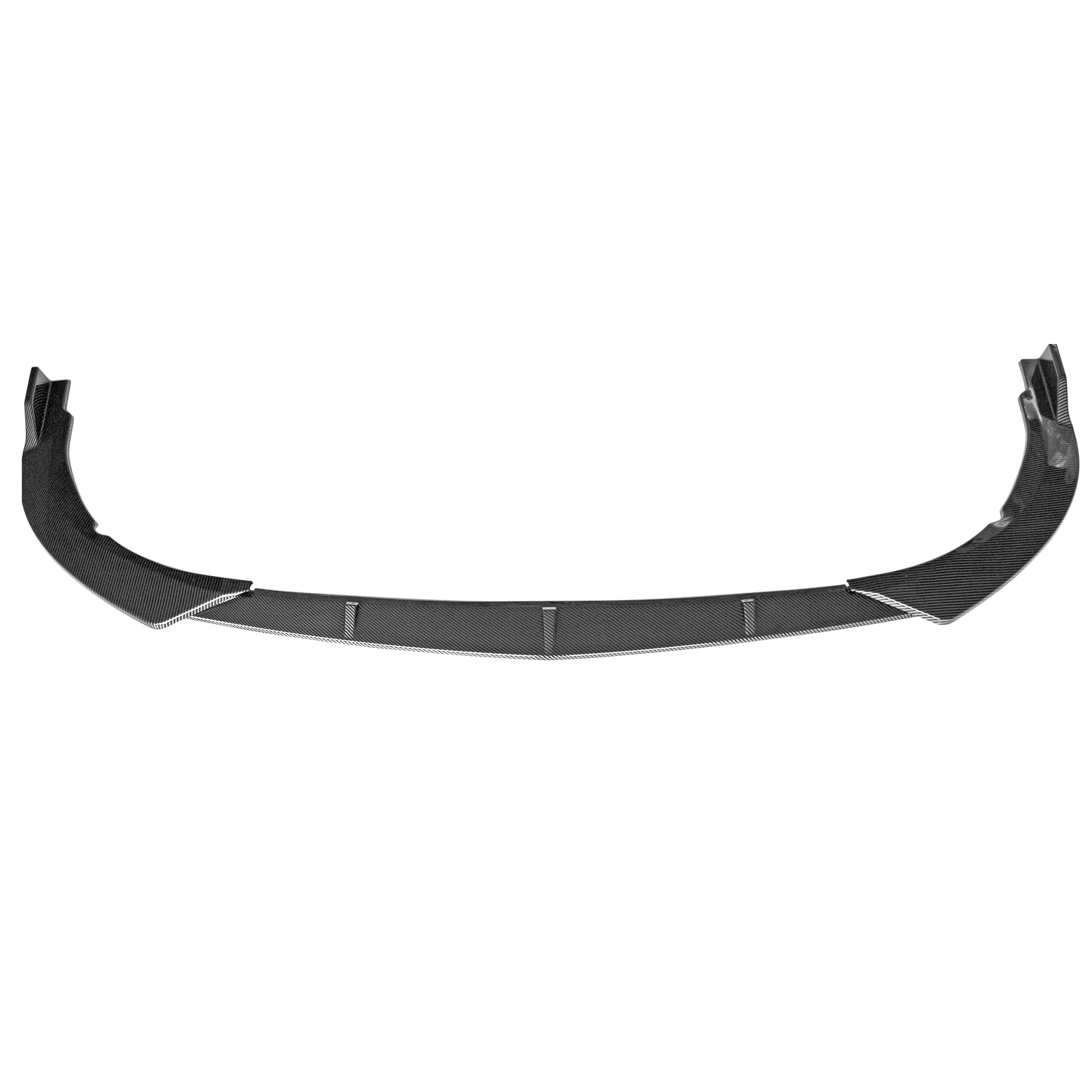 Fits 21-24 Toyota Camry SE PP Gloss Black 3PCS Front Bumper Lip