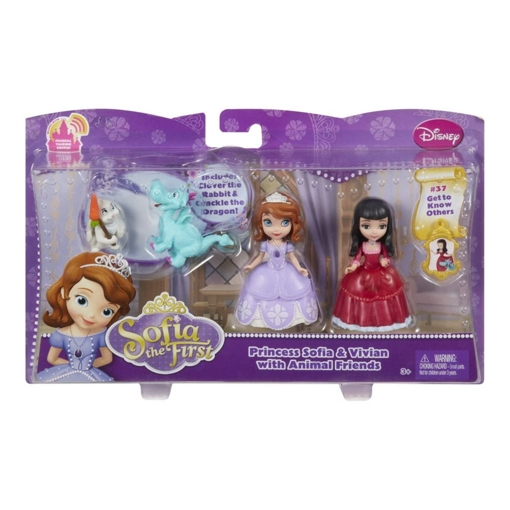 Disney Sofia the First Princesses Sofia and Vivian Small Dolls and