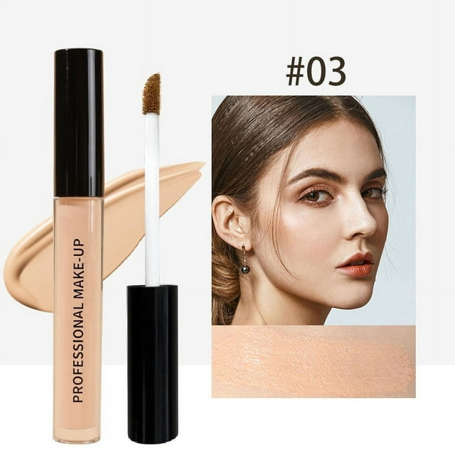 FcBaudy Cache-Cernes, Cache-Cernes à Embout Perfection Couvrante, Cache-Cernes Multi-Usage, Fonds de Teint Liquides Maquillage Beauté Correcteur Réparateur Maquillage Non Transférable Fonds de Teint Liquides Noircissants(2.5ml) Fond de Teint Fond de Teint