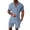 Sky Blue&1080, variant on CONFREE Mens 2 Peice Shorts Sets Casual Men's Summer Outfits Set Graphic Zip Polo Shirts Shorts Beach Vacation Outfits for Men