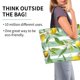 thumbnail image 2 of Balery Lemon Bolsa Tote Estilo Estético con Cremalleras, Bolsa de Hombro, Bolsa de Compras Grande y Plegable, 2 of 8