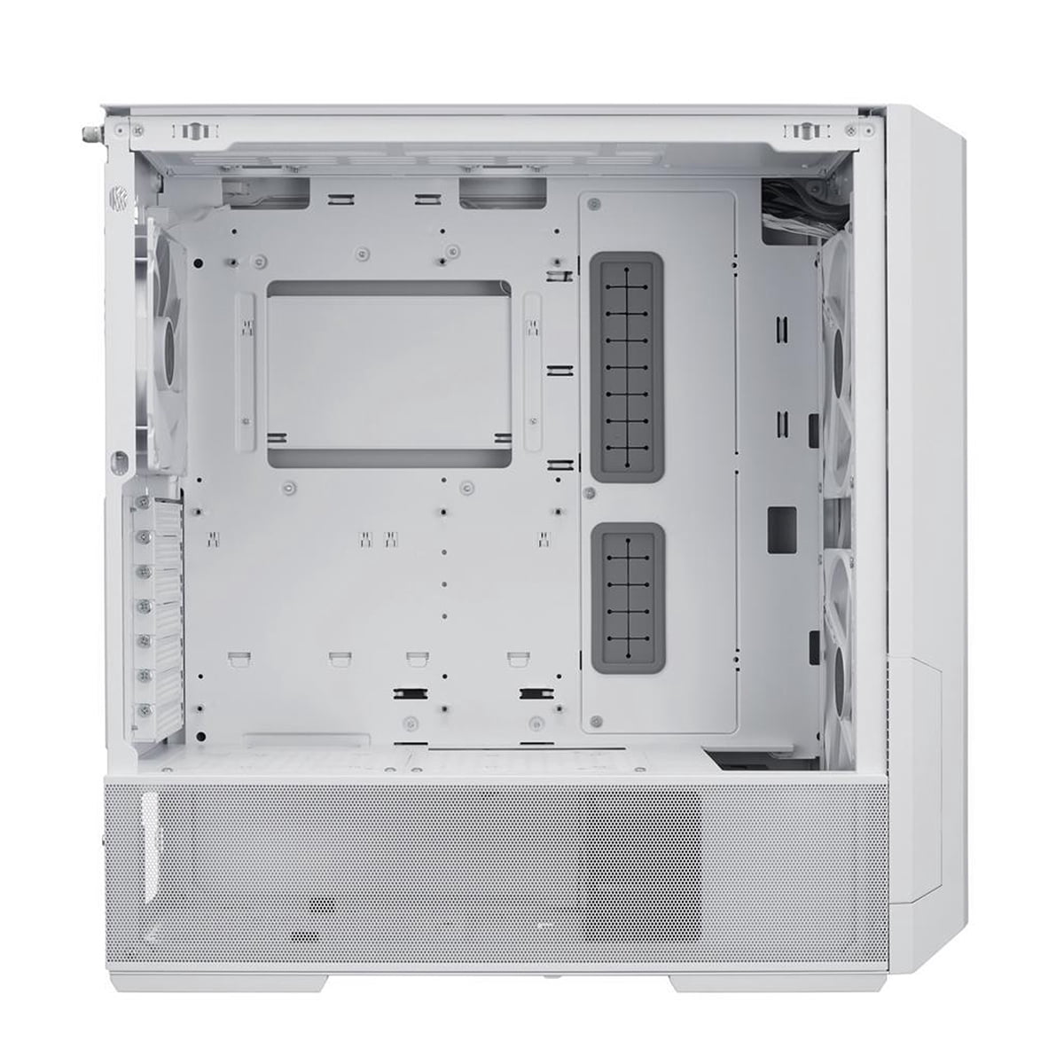 LIAN LI LANCOOL 216RW White Steel / Tempered Glass ATX Mid Tower Computer Case ,2x 16 cm ARGB Fans Included ----LANCOOL 216RW