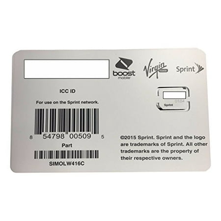 Sprint Android SIM 3