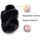 thumbnail image 3 of Zapatillas de piel para mujer, chanclas con puntera abierta, acogedora casa, sandalias de espuma viscoelástica, suaves, planas, cómodas, antideslizantes, spa, interiores y exteriores, 3 of 6
