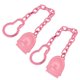 thumbnail image 1 of Juego de 2 cadenas para chupetes, Polipropileno, 24,5x3,5cm, Rosa, 1 of 4