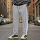 thumbnail image 1 of Ceisia Men's Trendy Solid Color Gift Elastic Drawstring Waist Casual Sport Trousers with Pockets, 1 of 7
