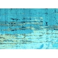thumbnail image 1 of Ahgly Company Indoor Rectangle Abstract Light Blue Modern Area Rugs, 4' x 6', 1 of 4