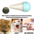 thumbnail image 4 of Catnip Ball Clean Teeth Juguetes comestibles para gatitos Accesorios Verde, 4 of 7