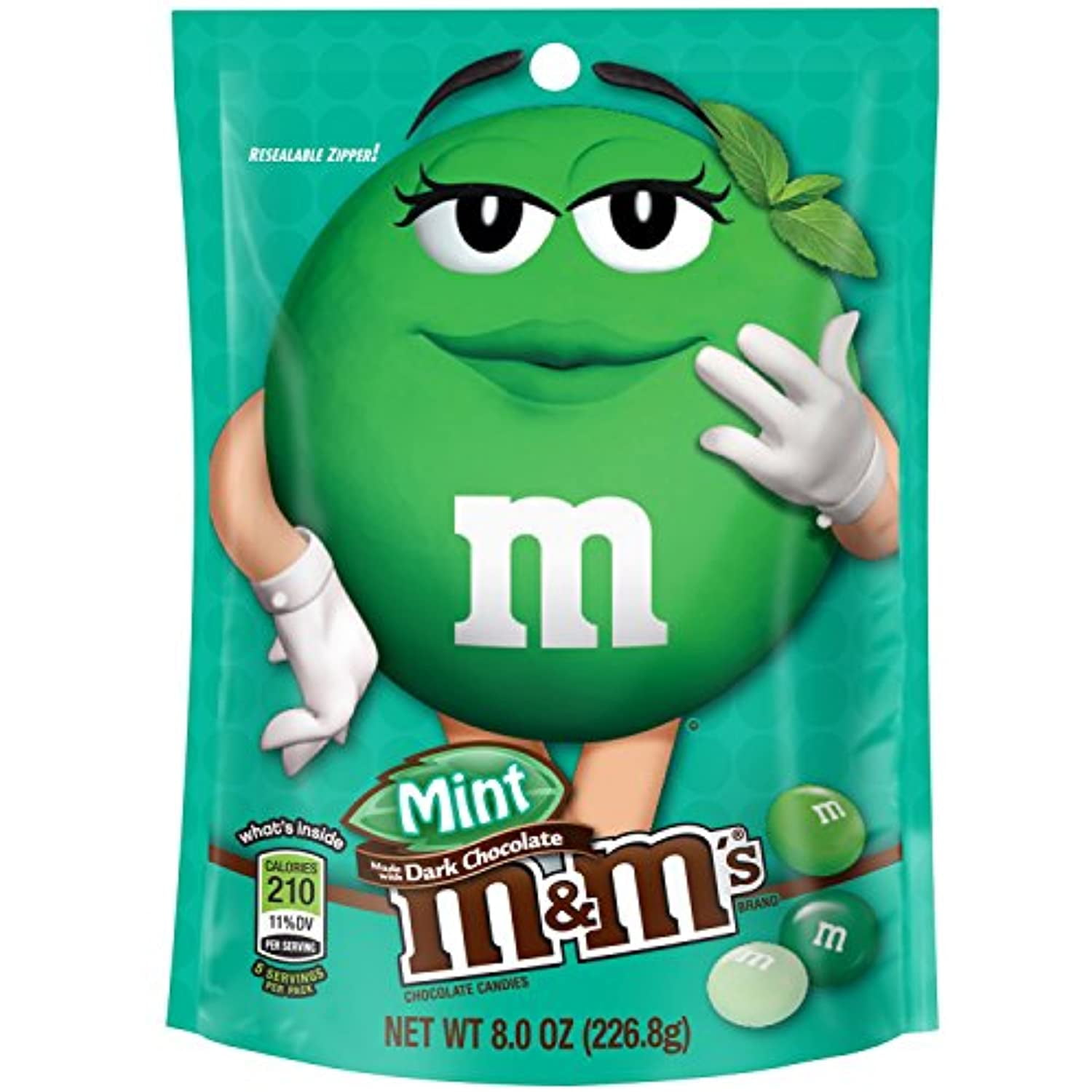  M&M'S Mint Dark Chocolate (Pack of 6) Candy Sharing