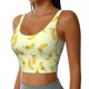 thumbnail image 2 of Balery Bananas Sujetadores deportivos con espalda cruzada para mujer, acolchados, sin costuras, de alto impacto, ideales para yoga, gimnasio, entrenamiento y fitness.-XX-Large, 2 of 8