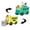 B B, variant on Giunmcul Online Shopping Children's Deformation Reversing Car Double-sided Flip Engineering Car Toys Forklift Ladder Fire Truck Pull Back Car