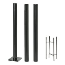 Wildnix Split Street Light Pole, 3m Height, Stable Base, Rustproof, Corrosion-resistant for Urban Lighting & Outdoor Use