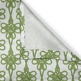 thumbnail image 5 of Ambesonne Irish Grommet Curtain, Entangled Clover Leaves, 50" x 72", Cream Green, 5 of 6