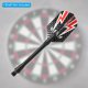 thumbnail image 4 of Uxcell Slim Dart Flights, 5 Pack Aluminum Foil Dart Accessories, Black Red, 4 of 5