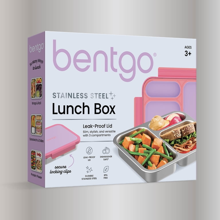 Bentgo Stainless Steel Lunch Box, 4.3-Cup, Purple photo 8