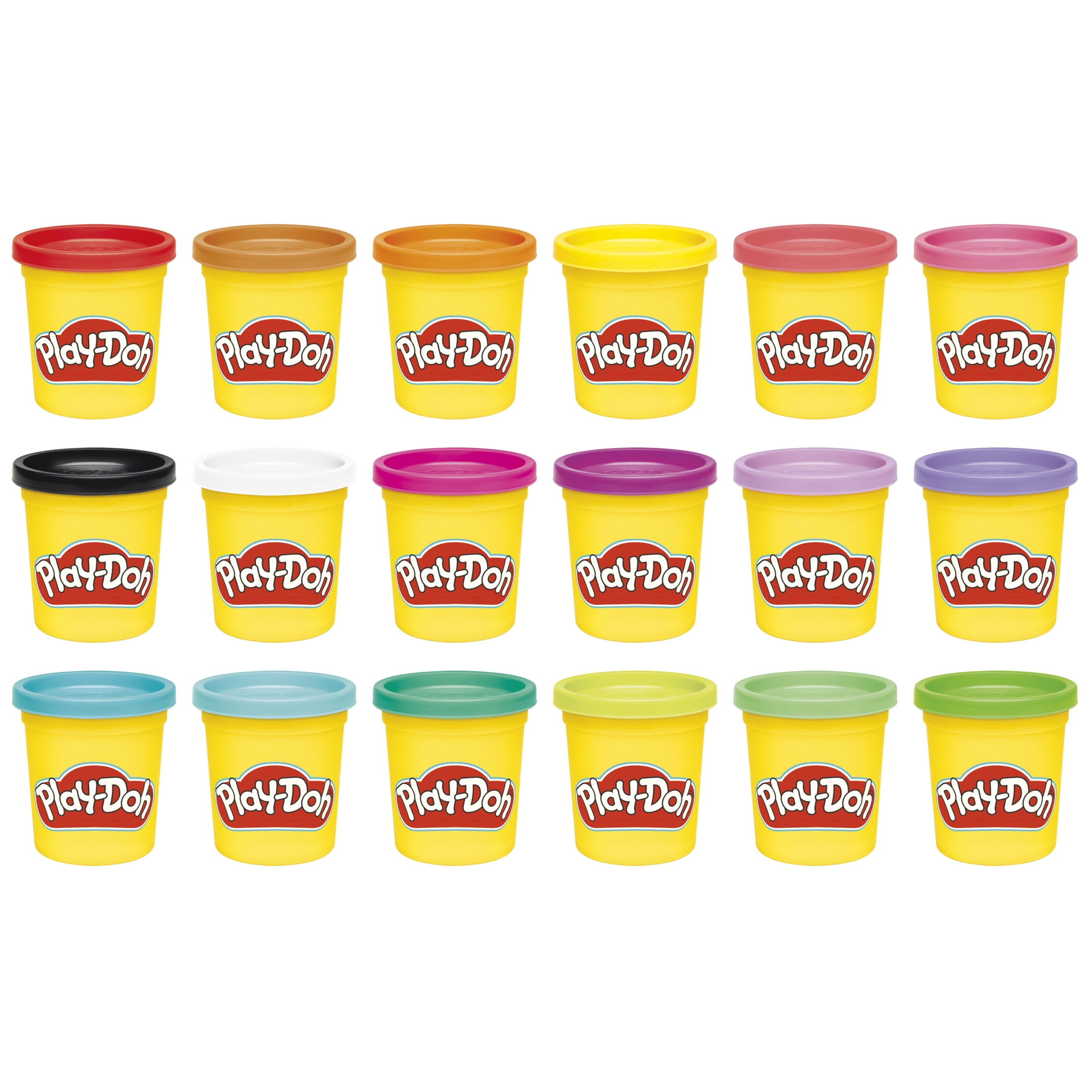 Play Doh 50 Pack Rainbow Favors for Easter Crafts Non Candy Easter Basket Stuffers Gifts