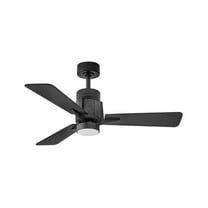 Hinkley Lighting - Atticus - 3 Blade Ceiling Fan with Light Kit In Modern