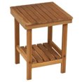 thumbnail image 2 of 16" Grand Resort Teak Compact Shower Stool, 2 of 4