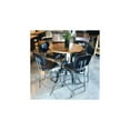 thumbnail image 2 of Yosemite Home Decor Cast Iron & Mango Wood Pub Table in Black/Natural, 2 of 3