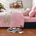 thumbnail image 5 of 7Pcs Solid Color Comforter Collections - Stain‑Proof, Soft Microfiber, Lightweight - Bed in A Bag Queen Size for All Seasons Featuring 100% Microfiber Cover And 100% Polyester Filling, 5 of 11