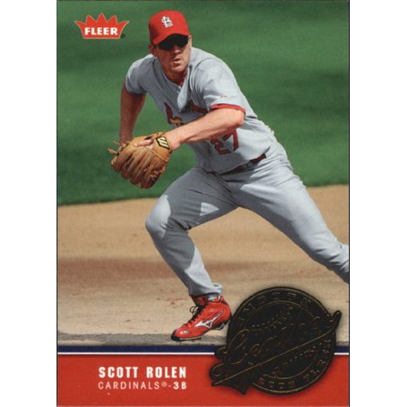 2006 Fleer Smooth Leather #SL12 Scott Rolen MLB Baseball Trading Card