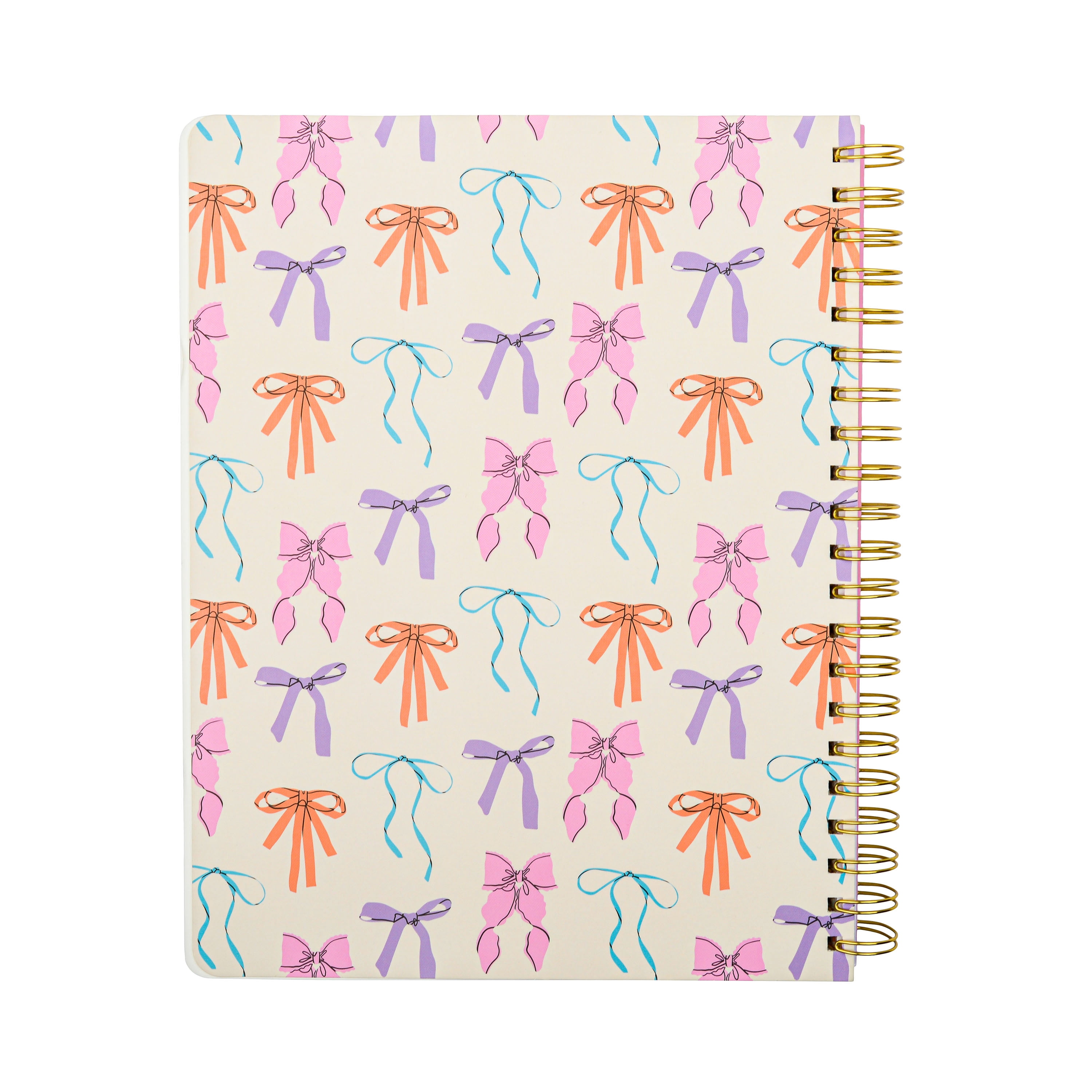 Think Ink 12 Month Weekly 8.5" x 11" All The Plans Bows Planner, July 2026 - June 2027