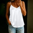 thumbnail image 6 of MAFYTYTPR Women's Lace Trim Satin Camisole V-Neck with Adjustable Spaghetti Straps Solid Color Spring Summer Casual Tops for Everyday Wear M-XXL, 6 of 6