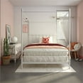 thumbnail image 4 of DHP Emerson Modern Full Size Metal Canopy Bed in White, 4 of 12