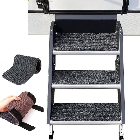 RV step cover Lippert, MORryde stair step blanket camper step cover DIY RV step cover