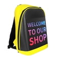 thumbnail image 1 of LED Display Screen Light Walking Billboard Backpack Laptop Bag (Yellow), 1 of 8