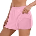 thumbnail image 2 of yeiolnoer Biker Shorts Women 2 in 1 Running Athletic Workout Shorts Lightweight Gym Yoga Shorts with Pockets, 2 of 5