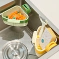thumbnail image 2 of PP Sink Drain Organiser with Suction Cup Mount Triangle Kitchen Basket for Fruit Rinsing Sponge Holding, and Storage, 2 of 9
