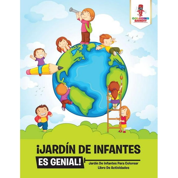 ¡Jardín De Infantes Es Genial!: Jardín De Infantes Para Colorear Libro De Actividades, (Paperback)