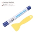 thumbnail image 3 of Palitos de relleno de madera Uxcell para reparar rayones en muebles, con raspador amarillo, azul zafiro, 3 of 7