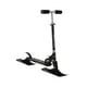 thumbnail image 5 of Patinete de nieve para niños, trineo de dos ruedas, marco de metal, soporte de altura ajustable, conversión de patinete para niños, patineta de esquí, Negro, 5 of 8