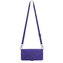 Dteck for Samsung Galaxy A14 5G Case Crossbody Wallet with Card Slots Holder, Matte PU Leather Folio Flip Stand Phone Cover for Samsung Galaxy A14 5G 6.6 Inch, Purple